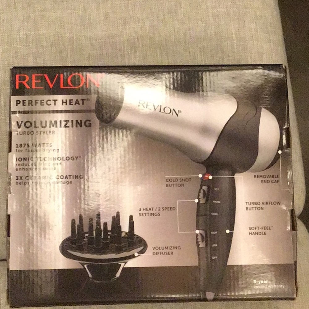 Revlon Perfect Heat Hairdryer new in box